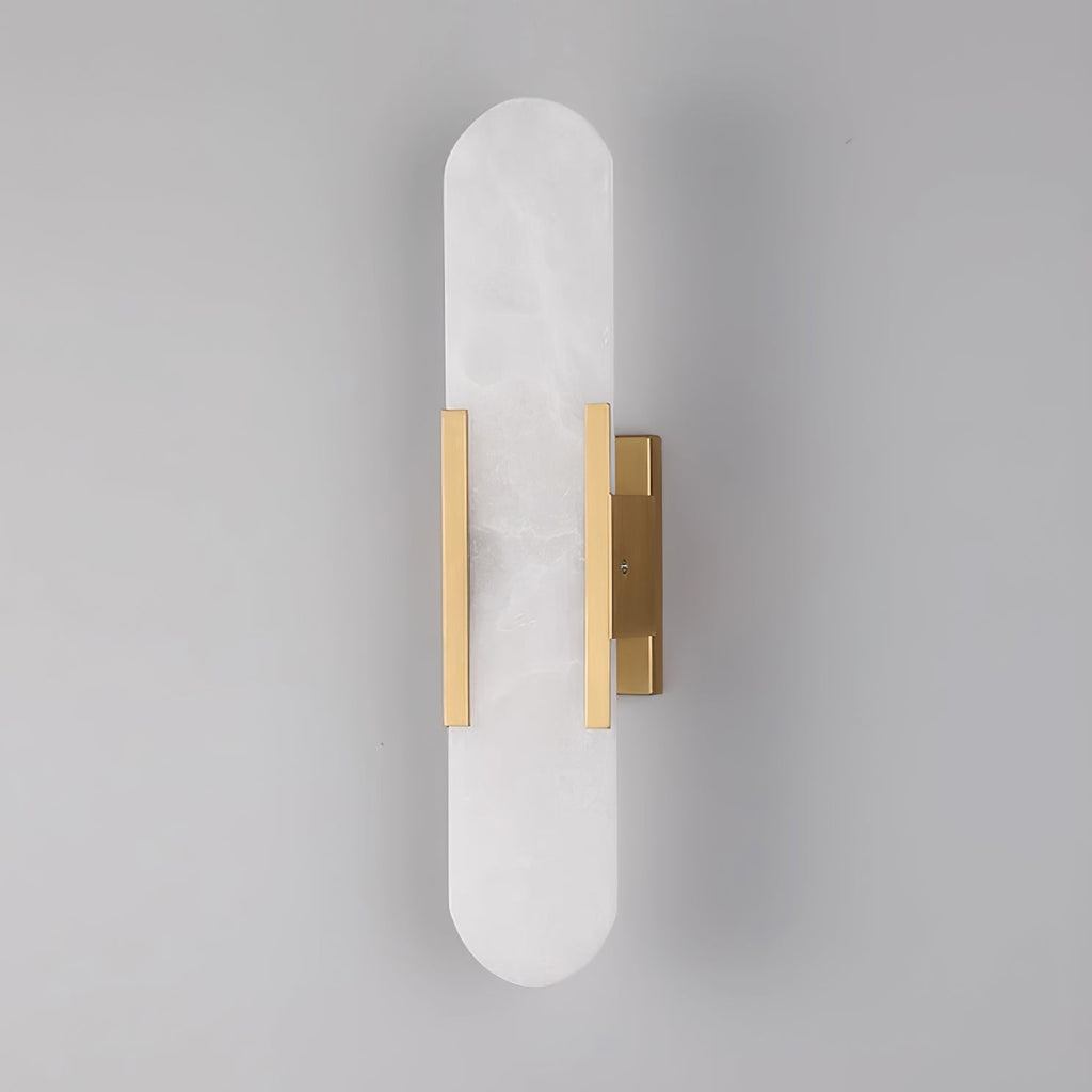 Melange Elongated Alabaster Wall Sconce