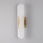 Melange Elongated Alabaster Wall Sconce