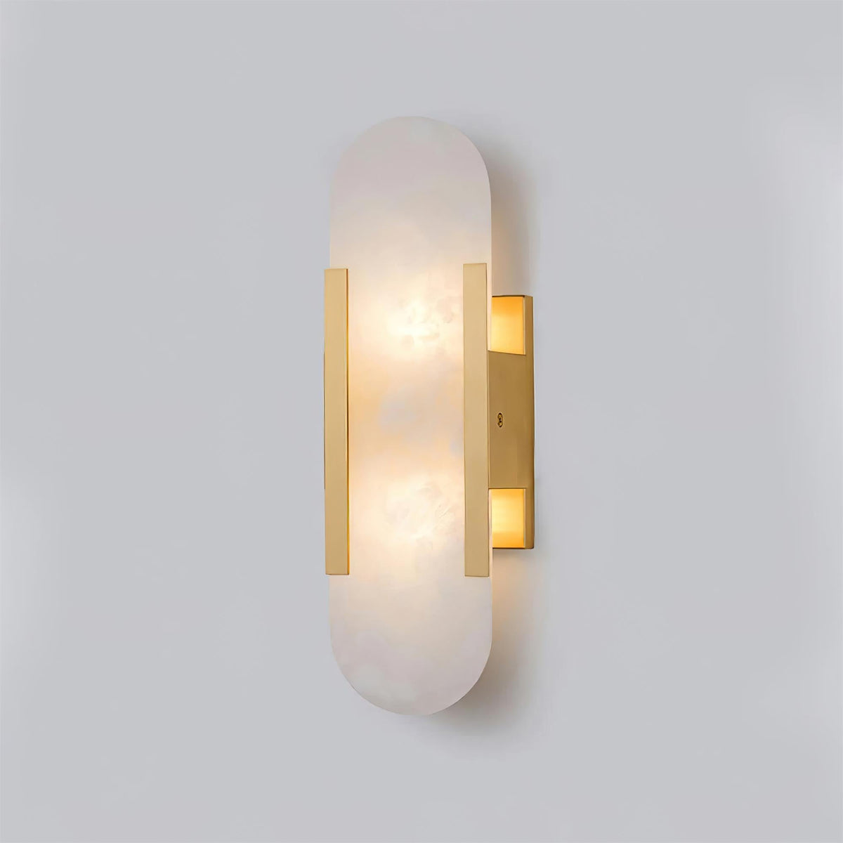 Melange Elongated Alabaster Wall Sconce