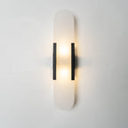 Melange Elongated Alabaster Wall Sconce