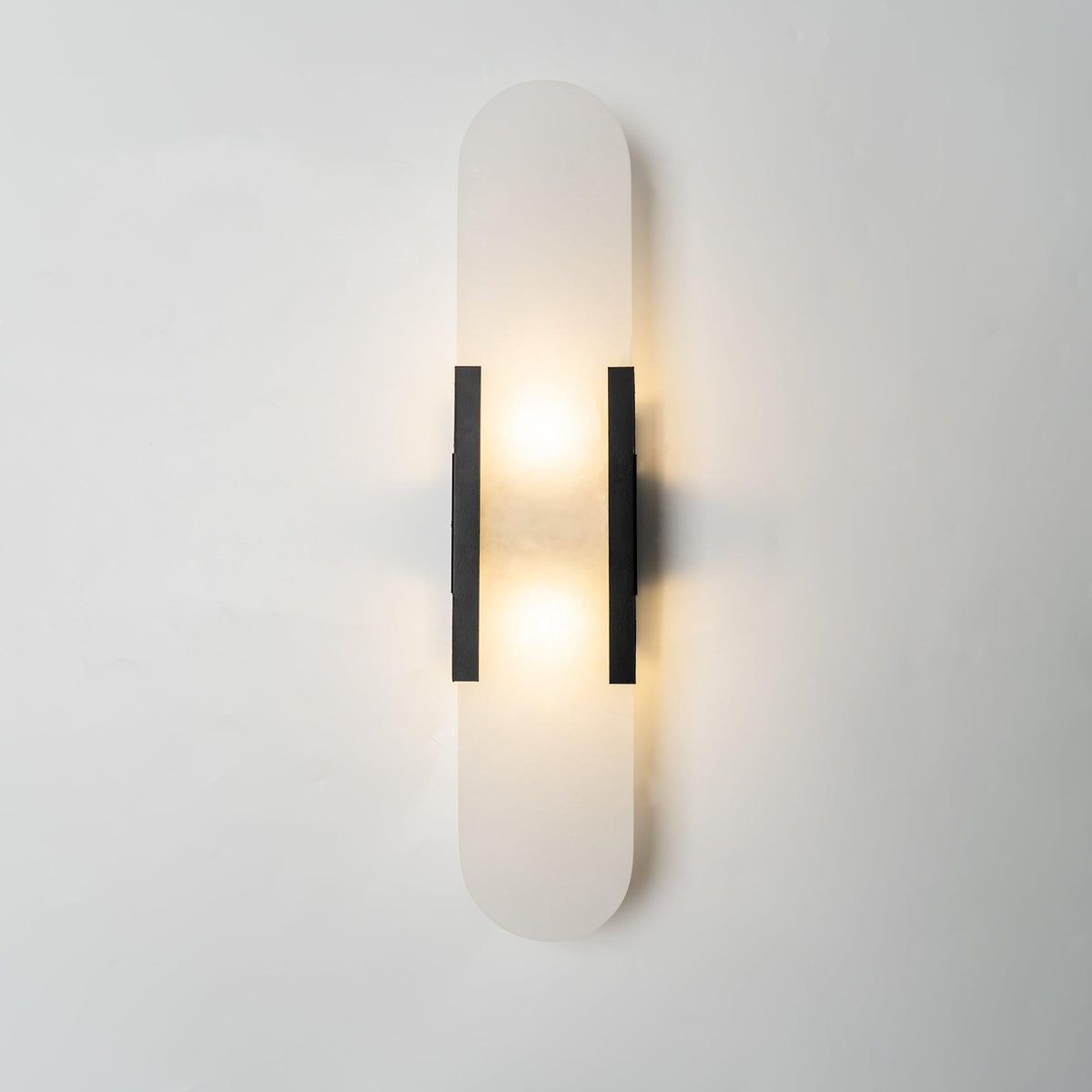 Melange Elongated Alabaster Wall Sconce