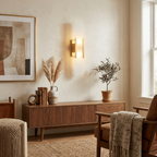 Melange Elongated Alabaster Wall Sconce