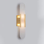 Melange Elongated Alabaster Wall Sconce