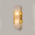 Melange Elongated Alabaster Wall Sconce