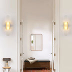 Melange Elongated Alabaster Wall Sconce
