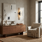 Melange Elongated Alabaster Wall Sconce