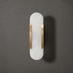 Melange Elongated Alabaster Wall Sconce
