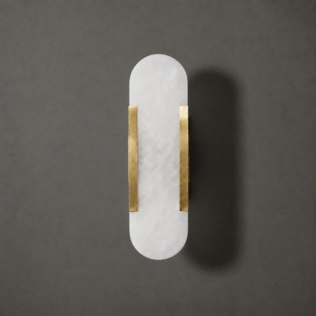 Melange Elongated Alabaster Wall Sconce