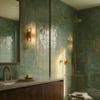 Melange Elongated Alabaster Wall Sconce