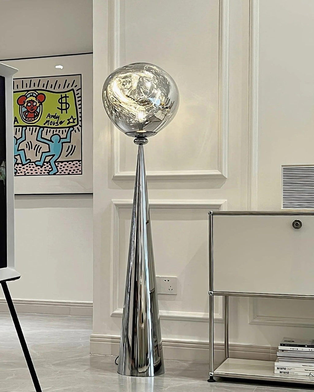 Lava Cone Fat Metal Floor Lamp — product view 11