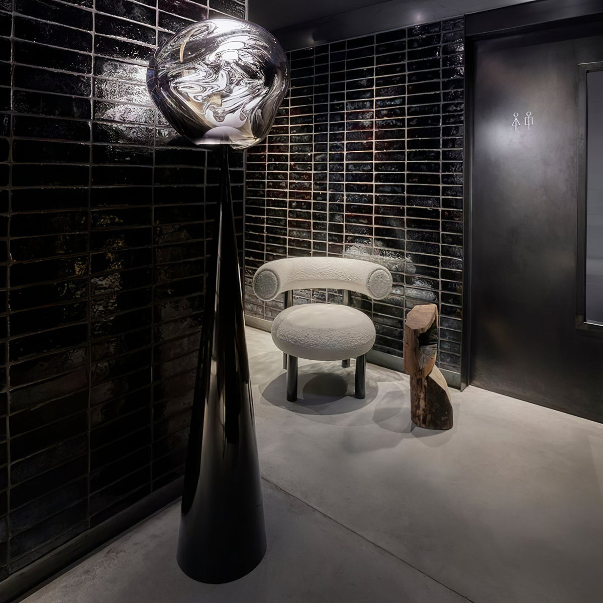 Lava Cone Fat Metal Floor Lamp — product view 26