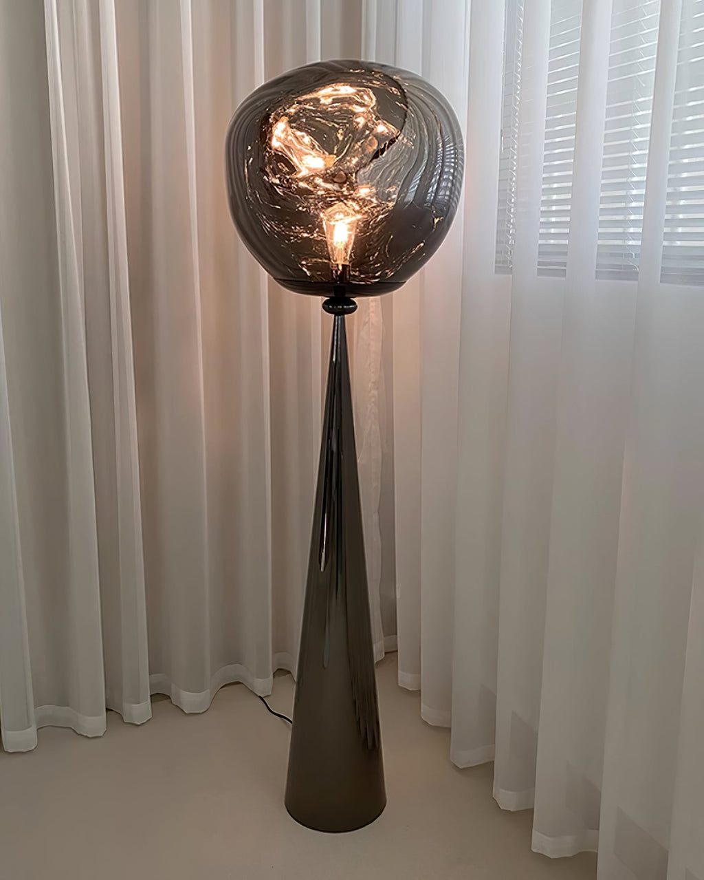 Lava Cone Fat Metal Floor Lamp — product view 28
