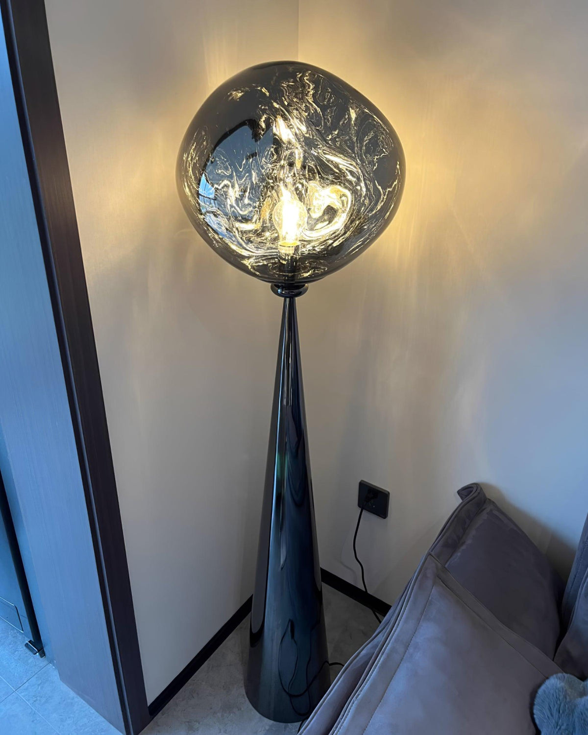 Lava Cone Fat Metal Floor Lamp — product view 14