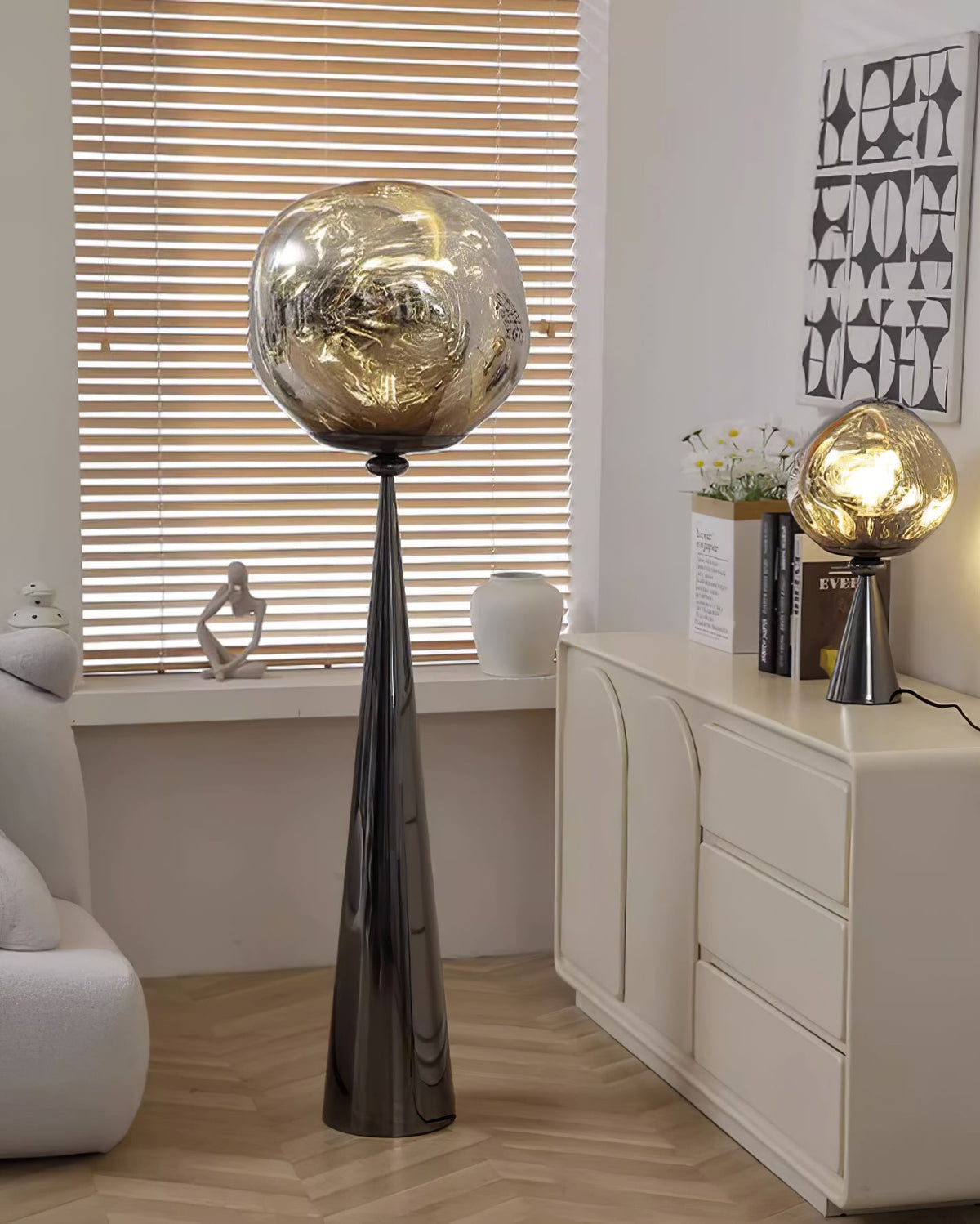 Lava Cone Fat Metal Floor Lamp — product view 33