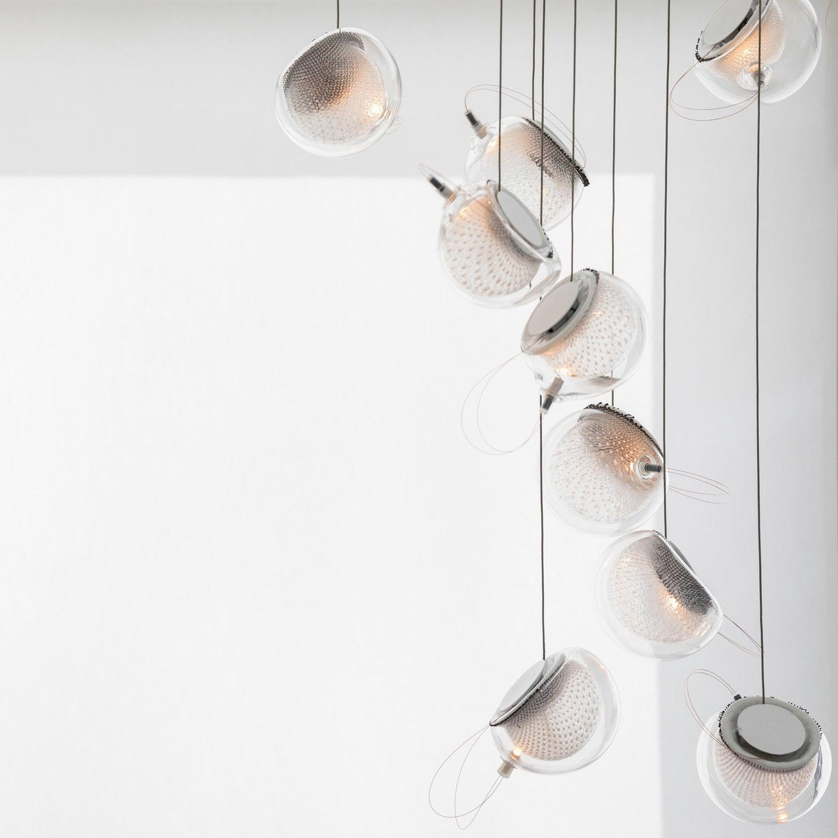 Mesh Glass Chandelier — product view 4