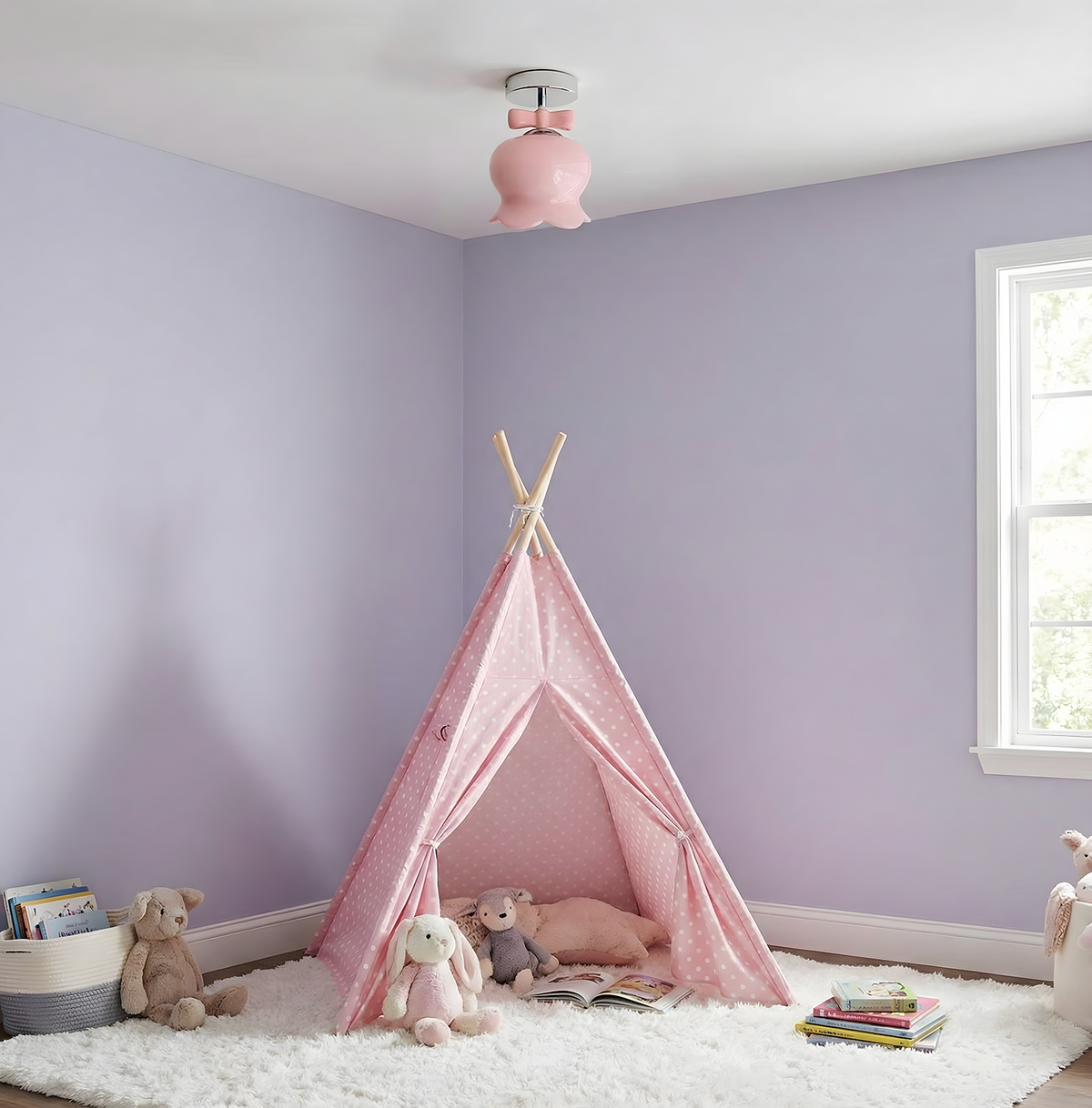 Millie Bells Glass Ceiling Light — product view 12