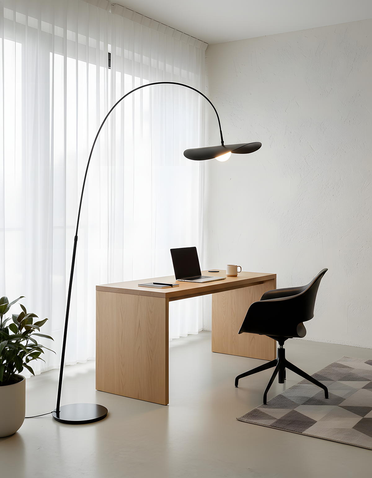 Minori Glass Floor Lamp — product view 8