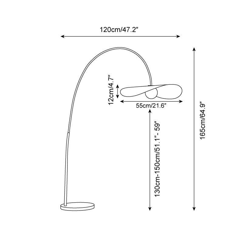 Minori Glass Floor Lamp — product view 5