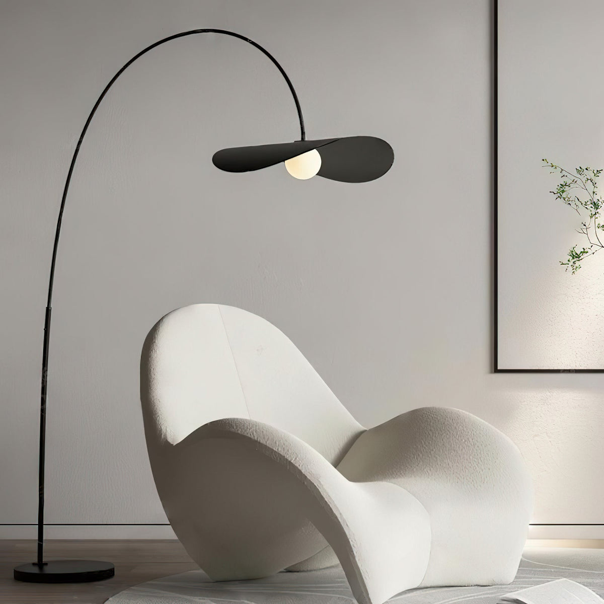 Minori Glass Floor Lamp — product view 3