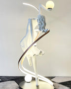 Misha Goddess Statue Glass Floor Lamp — product view 23