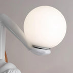 Misha Goddess Statue Glass Floor Lamp — product view 30