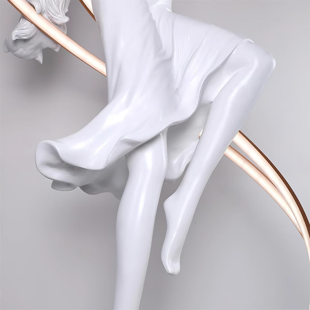 Misha Goddess Statue Glass Floor Lamp — product view 28