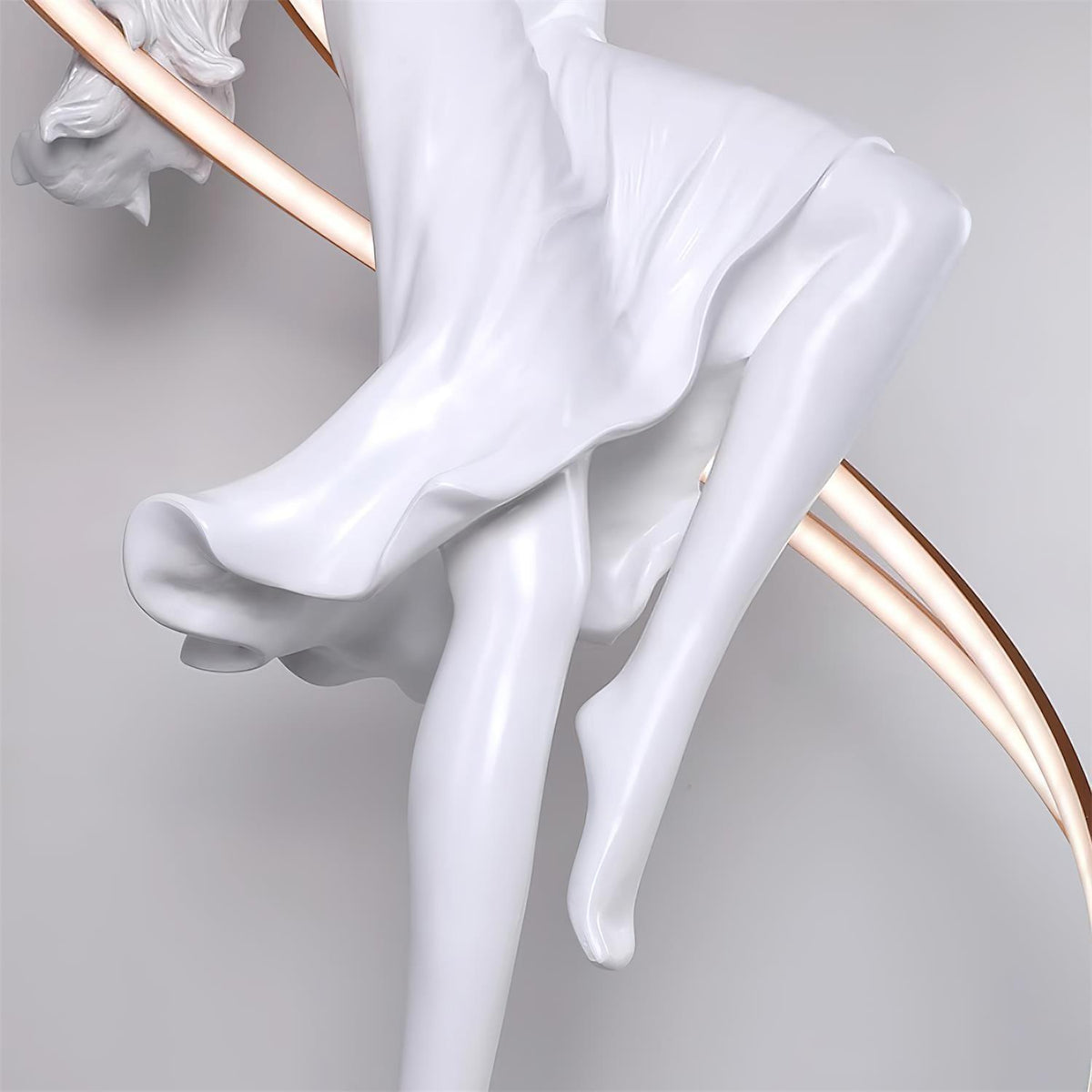 Misha Goddess Statue Glass Floor Lamp — product view 28