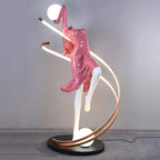 Misha Goddess Statue Glass Floor Lamp — product view 18