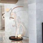 Misha Goddess Statue Glass Floor Lamp — product view 7