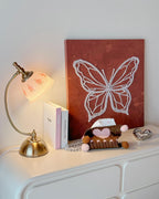 Mishya Floral Glass Table Lamp — product view 14