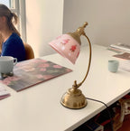 Mishya Floral Glass Table Lamp — product view 15