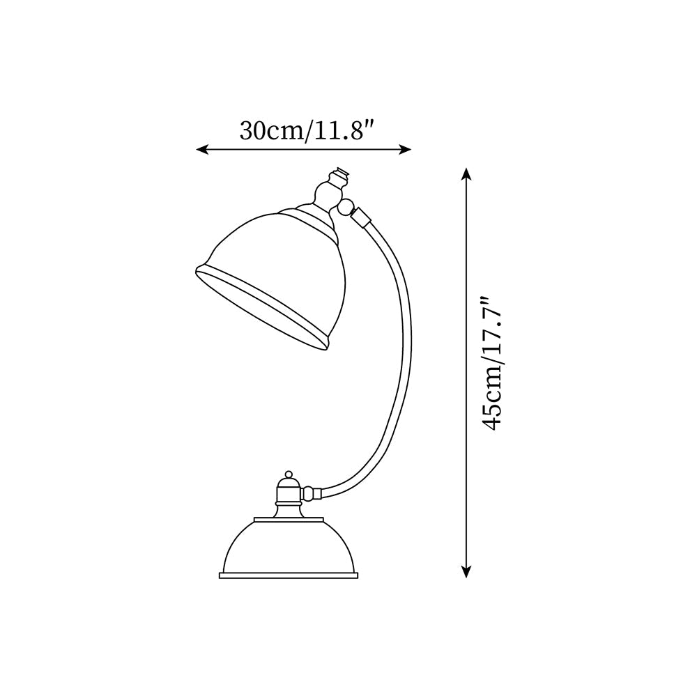 Mishya Floral Glass Table Lamp — product view 5