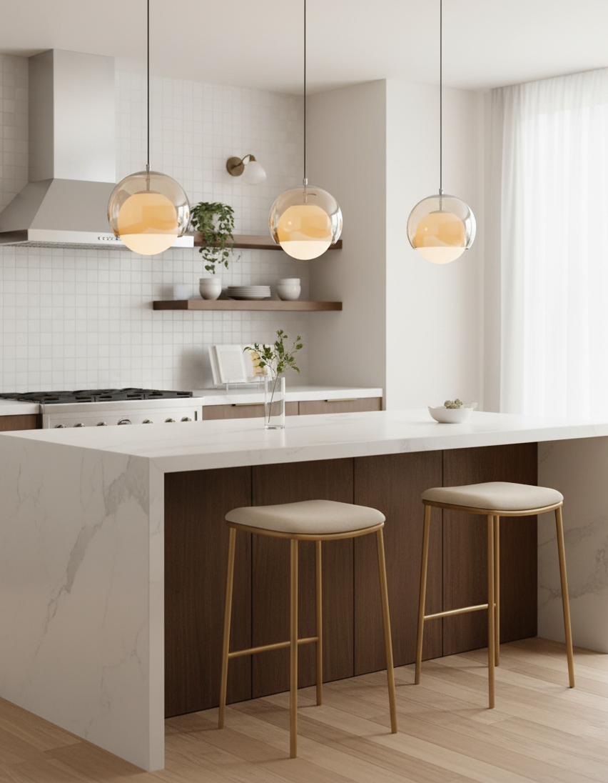 Misty Glass Pendant Lamp — product view 6