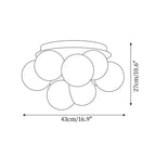 Modo Bubble Metal Ceiling Light — product view 5