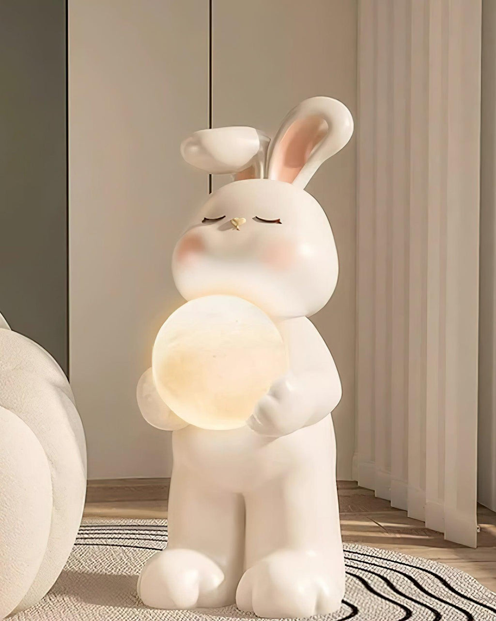 Moon Rabbit Resin Floor Lamp — product view 13