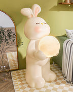 Moon Rabbit Resin Floor Lamp — product view 4
