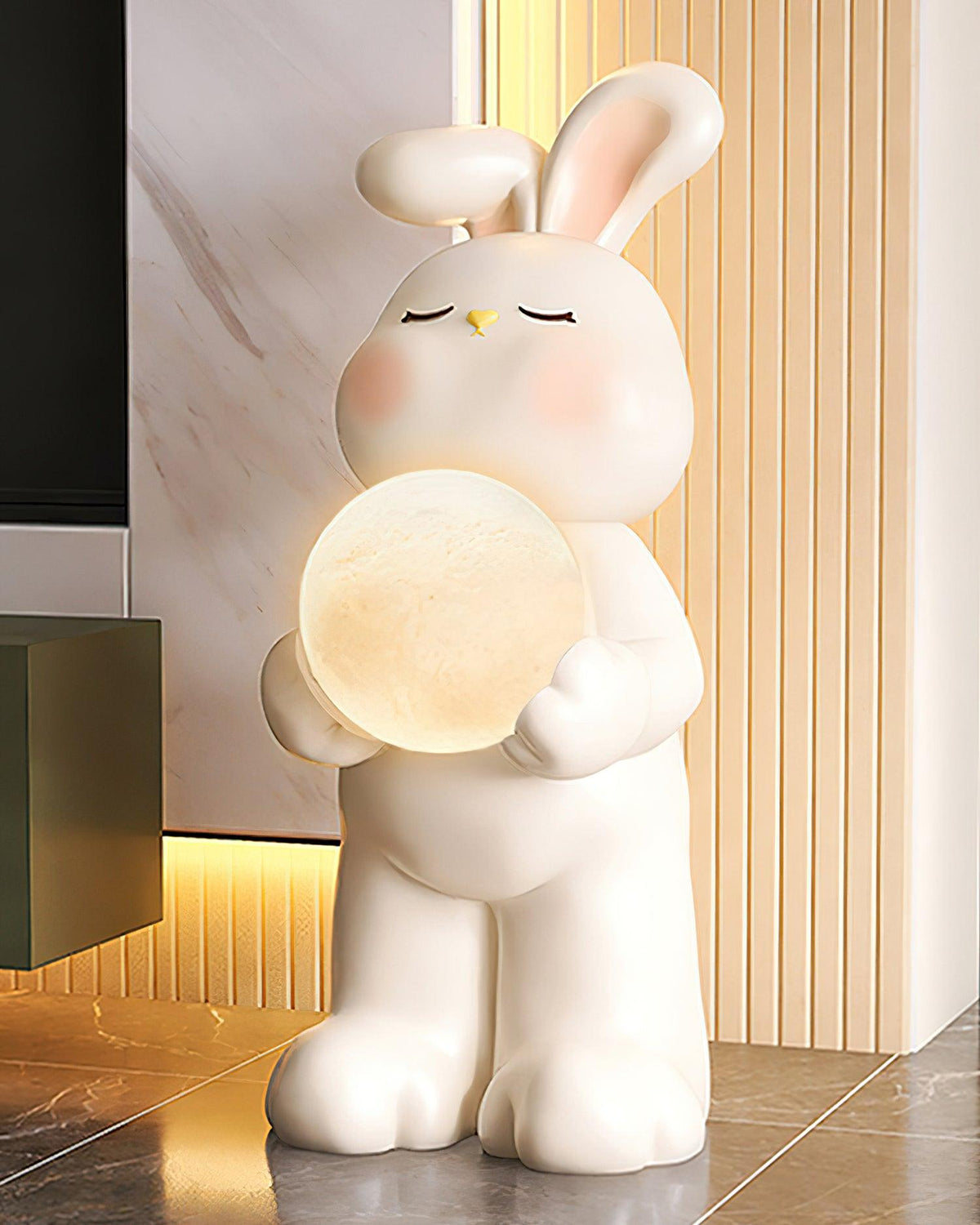 Moon Rabbit Resin Floor Lamp — product view 10