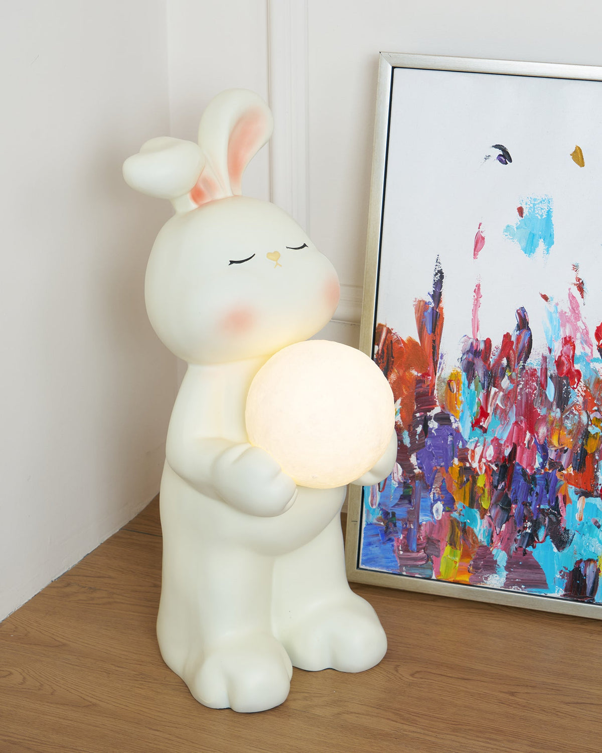 Moon Rabbit Resin Floor Lamp — product view 24