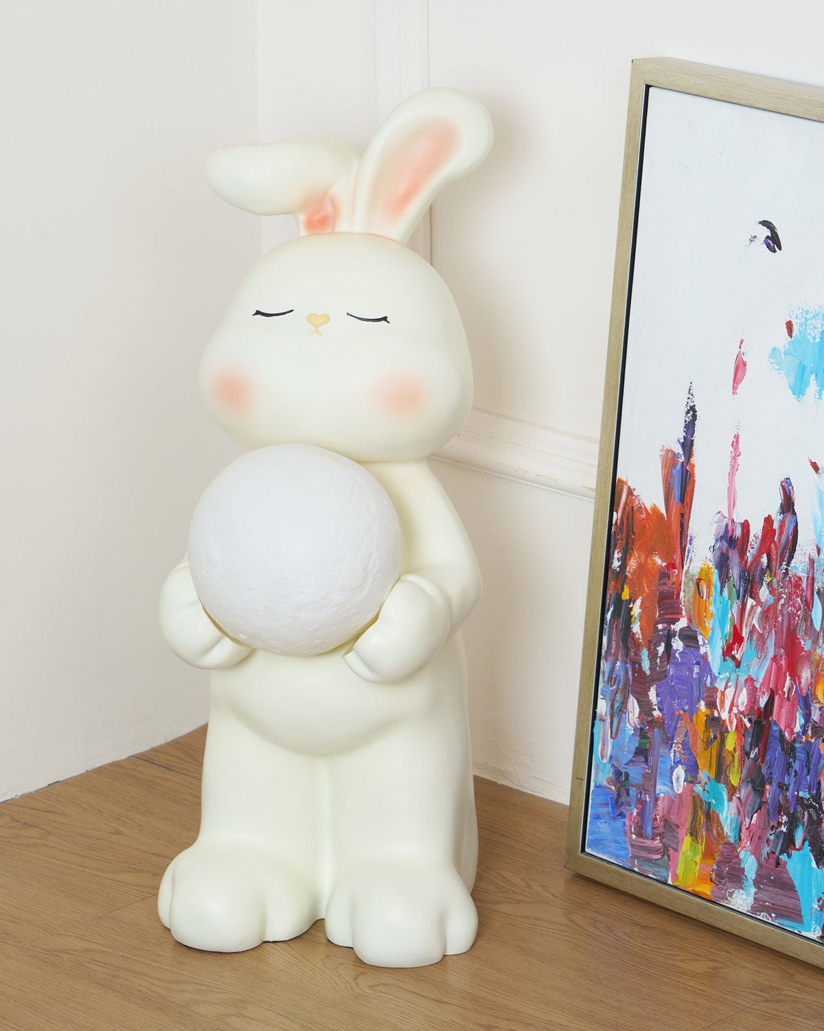 Moon Rabbit Resin Floor Lamp — product view 19