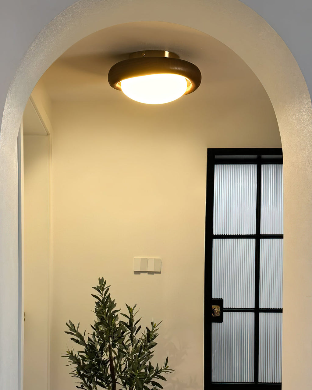 Moralis Wood Ceiling Lamp — product view 4