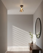 Nalia Amber Glass Ceiling Light — product view 10