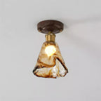 Nalia Amber Glass Ceiling Light — product view 3