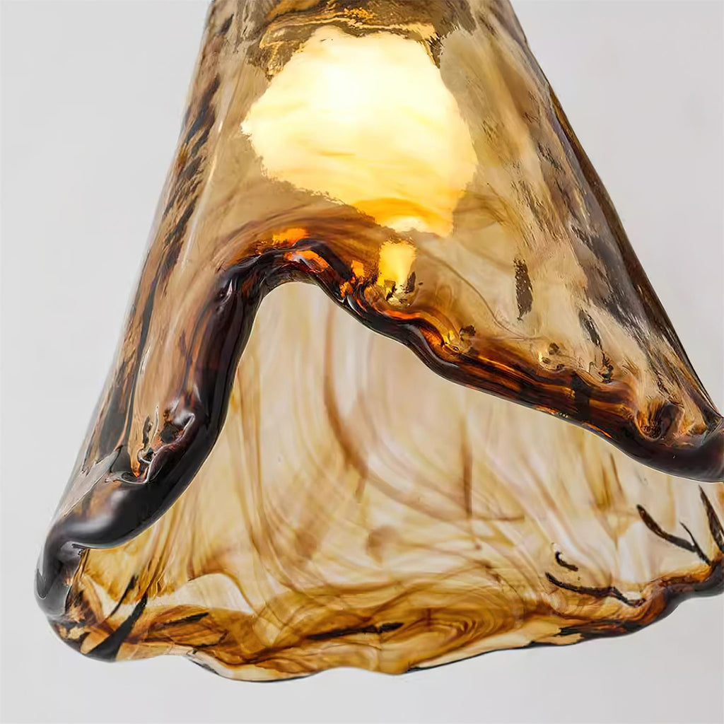 Nalia Amber Glass Ceiling Light — product view 24