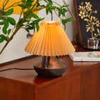 Navia Pleated Metal Table Lamp — product view 10