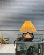 Navia Pleated Metal Table Lamp — product view 9
