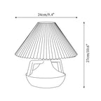 Navia Pleated Metal Table Lamp — product view 5