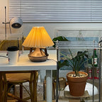 Navia Pleated Metal Table Lamp — product view 4