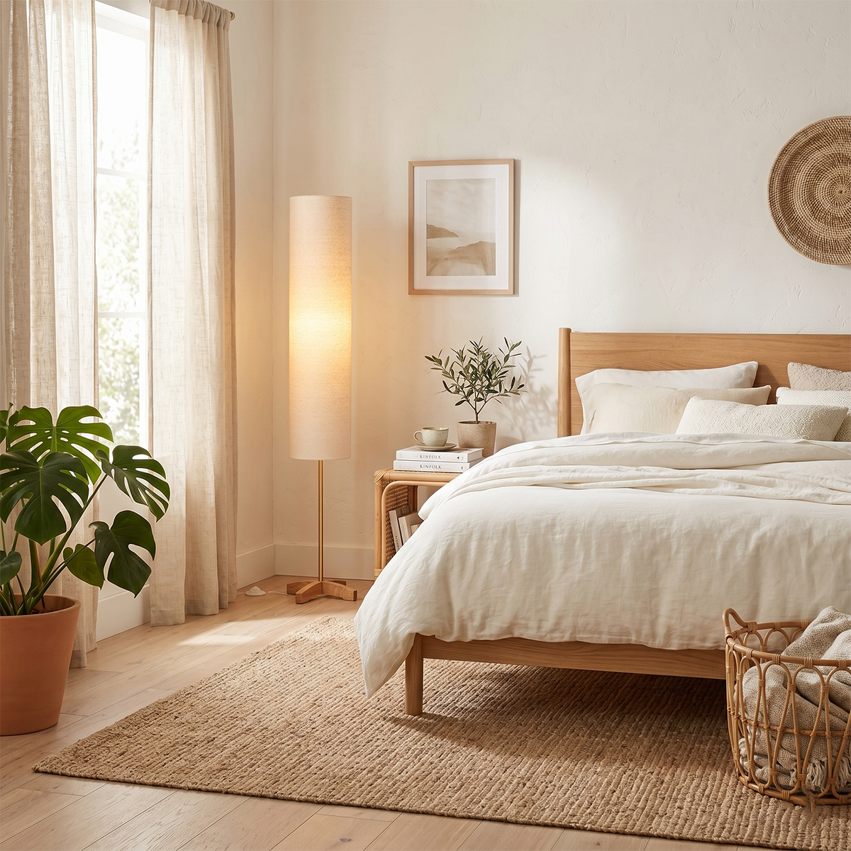 Nomi Wood Floor Lamp — product view 10
