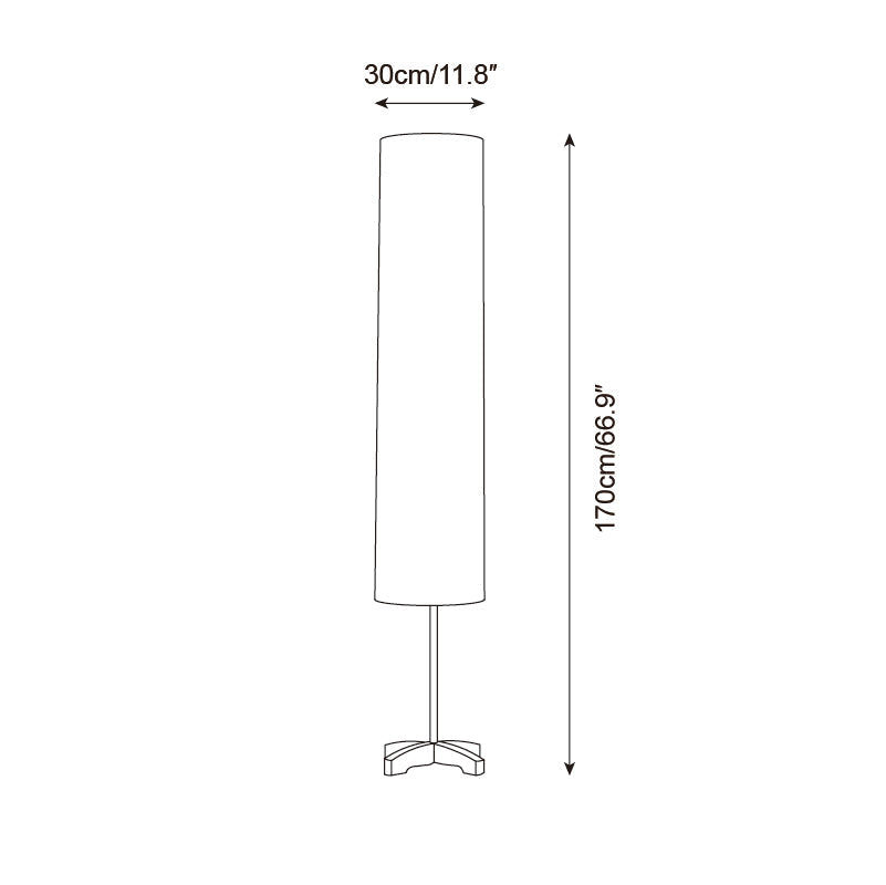 Nomi Wood Floor Lamp — product view 6