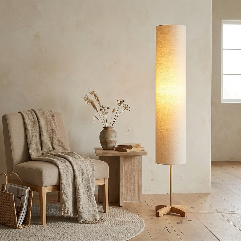Nomi Wood Floor Lamp — product view 8